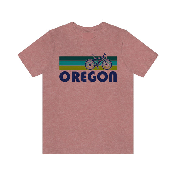 Oregon T-Shirt - Retro Mountain Bike Adult Unisex Oregon T Shirt