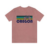 Oregon T-Shirt - Retro Mountain Bike Adult Unisex Oregon T Shirt