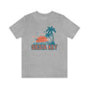 Siesta Key, Florida T-Shirt - Retro Palm Tree & Beach Unisex Siesta Key Shirt