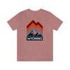 Wyoming T-Shirt - Retro Mountain Unisex Wyoming Shirt