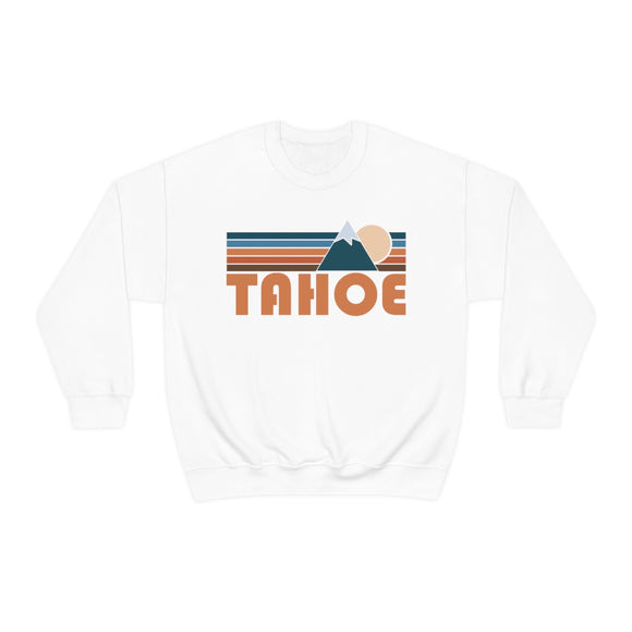 Tahoe, California Sweatshirt - Retro Mountain Unisex