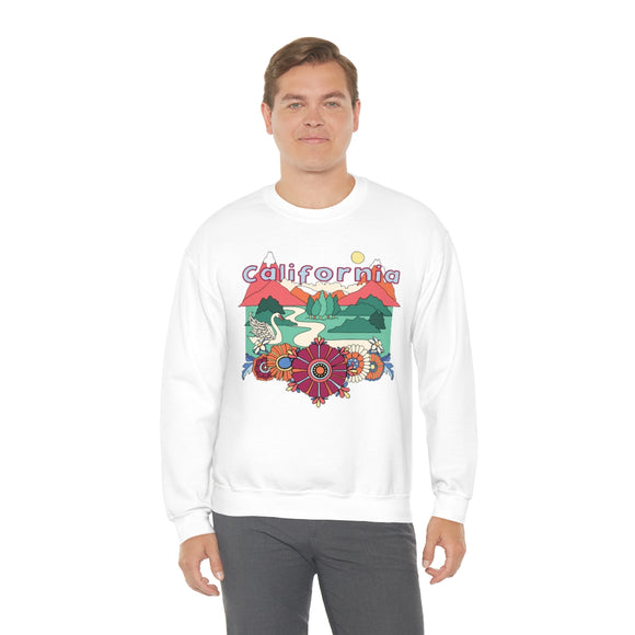 California Sweatshirt - Boho / Hippie Unisex