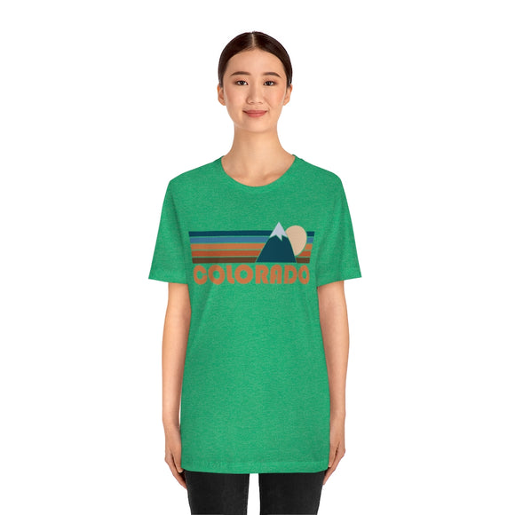 Colorado T-Shirt - Retro Mountain Unisex Colorado Shirt