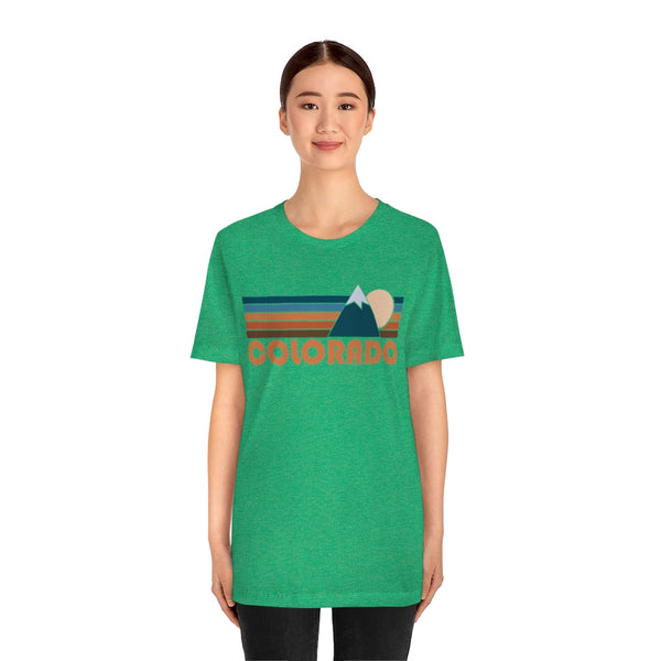Colorado T-Shirt - Retro Mountain Unisex Colorado Shirt