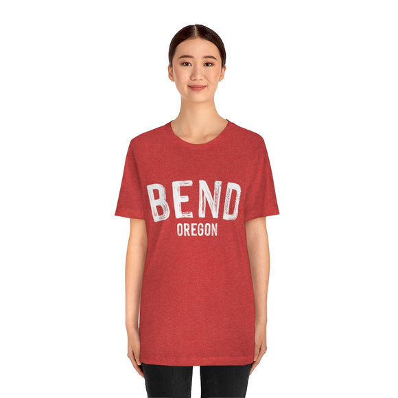 Bend, Oregon Shirt - Paint Text Unisex Bend T-Shirt