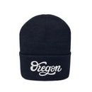 Oregon Beanie - Adult Hand Lettered Embroidered Oregon Knit Hat-26