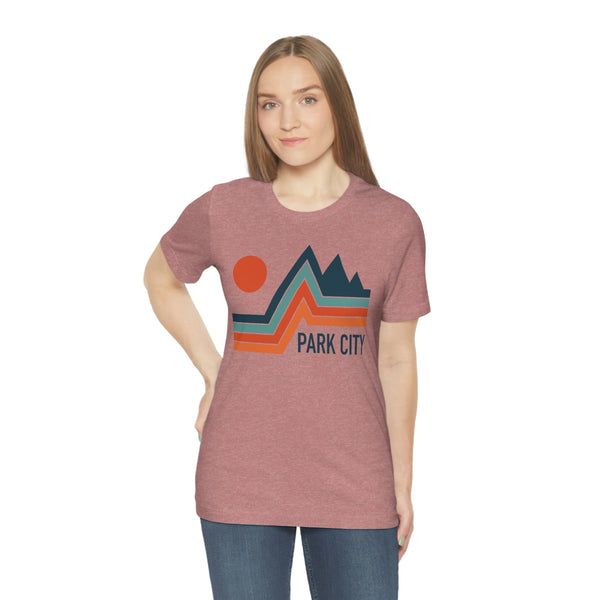 Park City, Utah T-Shirt - Retro Mountain Unisex Park City Shirt