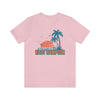 East Hampton, New York T-Shirt - Retro Palm Tree & Beach Unisex East Hampton Shirt