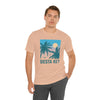 Siesta Key, Florida T-Shirt - Retro Palm Tree & Beach Unisex Siesta Key Shirt