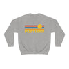 Portland, Oregon Sweatshirt - Retro Sunrise Unisex