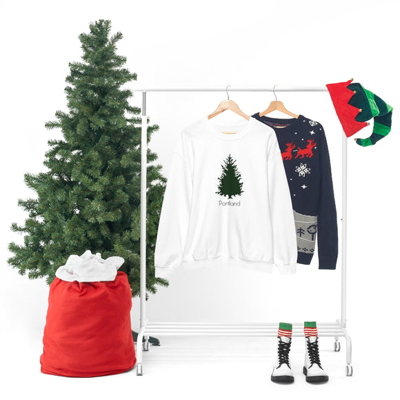 Portland, Oregon Sweatshirt - Tree Unisex