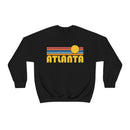 Atlanta, Georgia Crewneck Sweatshirt - Retro Sunset Unisex-9