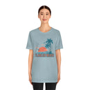 Flagler Beach, Florida T-Shirt - Retro Palm Tree & Beach Unisex Flagler Beach Shirt-35