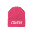 Colorado Beanie - Adult Embroidered Colorado Knit Hat-17