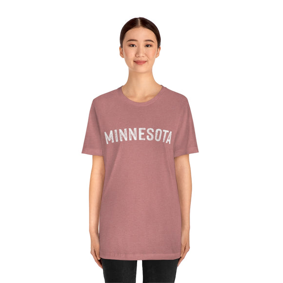 Minnesota T-Shirt - Paint Text Unisex Minnesota Shirt