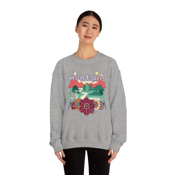 Montana Sweatshirt - Boho / Hippie Unisex