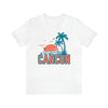 Cancun, Mexico T-Shirt - Retro Palm Tree & Beach Unisex Cancun Shirt