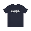 Washington T-Shirt - Hand Lettered Unisex Washington Shirt-19