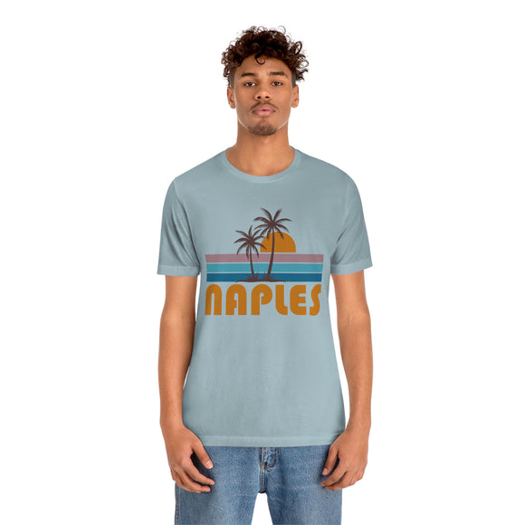 Naples, Florida T-Shirt - Retro Palm Tree Unisex Naples Shirt