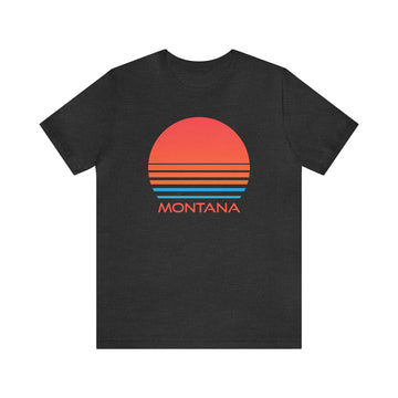 Buy dark-grey-heather Montana T-Shirt - Retro 80s Unisex Montana Shirt