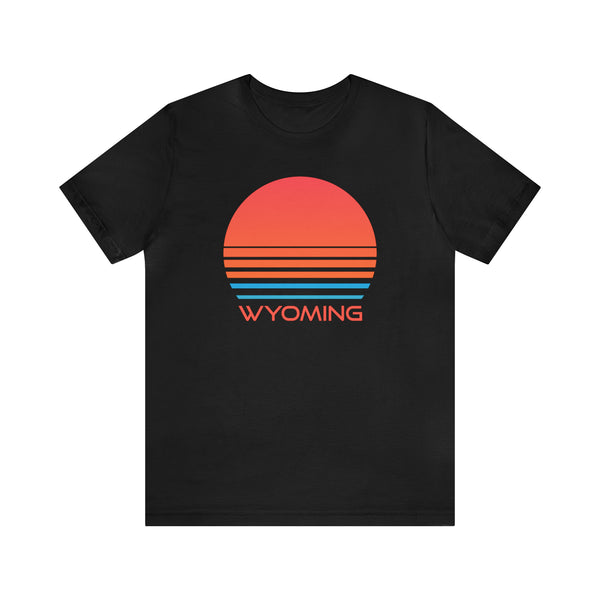 Wyoming T-Shirt - Retro 80s Unisex Wyoming Shirt