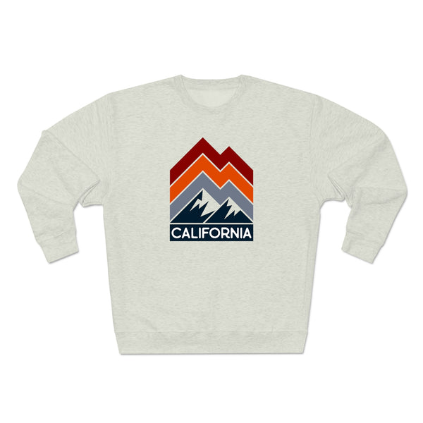 Premium California Sweatshirt - Retro Unisex Premium Crewneck California Sweatshirt