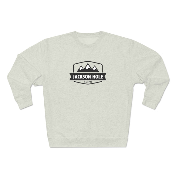 Premium Jackson Hole, Wyoming Crewneck Sweatshirt - Retro Unisex Sweatshirt