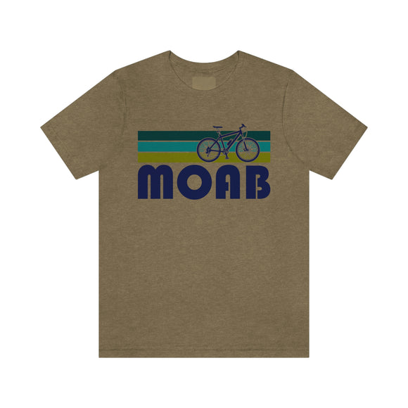Moab T-Shirt - Retro Mountain Bike Adult Unisex Moab, Utah T Shirt