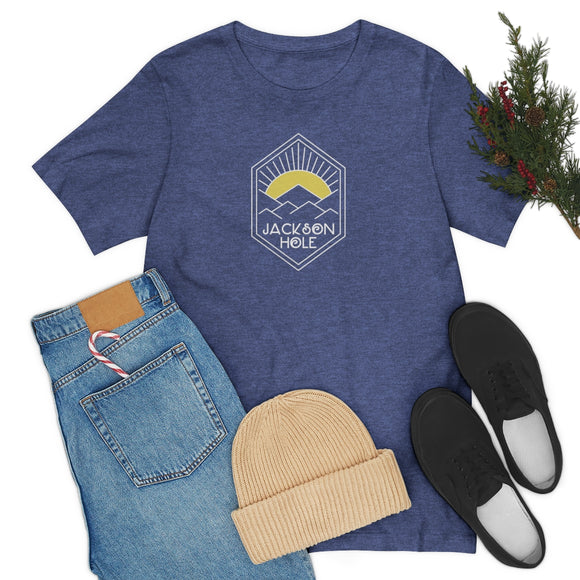 Jackson Hole, Wyoming T-Shirt - Sun Unisex Jackson Hole Shirt
