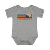 Steamboat Baby Bodysuit - Retro Mountain Steamboat, Colorado Baby Bodysuit