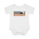 Bozeman Baby Bodysuit - Retro Mountain Bozeman, Idaho Baby Bodysuit-4