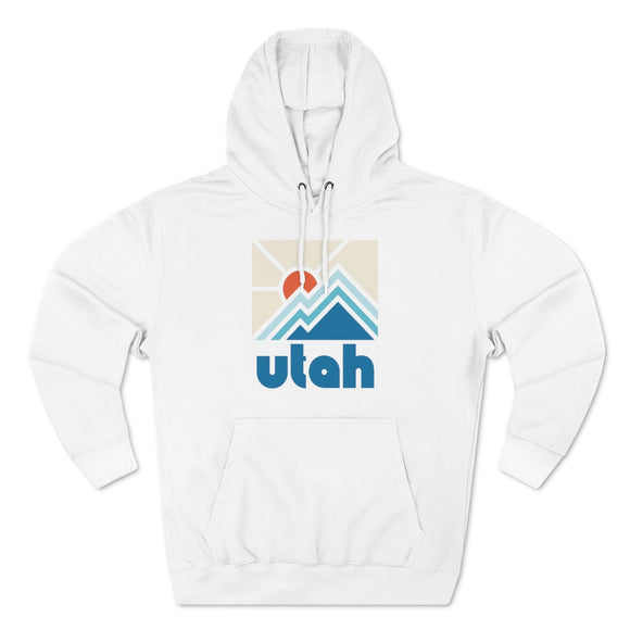 Premium Utah Hoodie - Min Mountain Unisex Sweatshirt