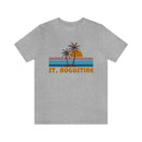 St Augustine, Florida T-Shirt - Retro Palm Tree Unisex St Augustine Shirt-1