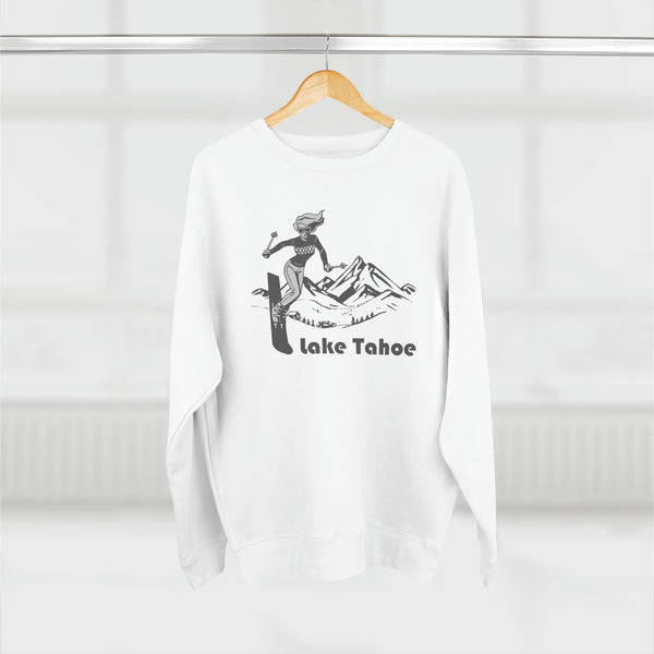 Premium Lake Tahoe, California Crewneck Sweatshirt - Retro Unisex Sweatshirt