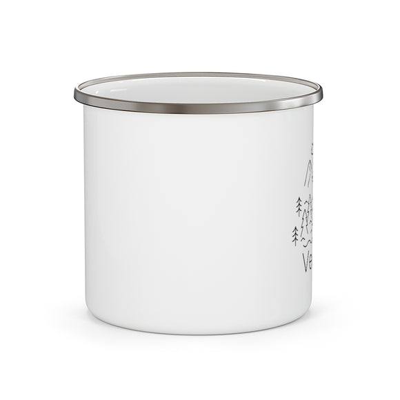 Vermont Camp Mug - Retro Enamel Camping Vermont Mug