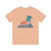 Huntington Beach, California T-Shirt - Retro Palm Tree & Beach Unisex Huntington Beach Shirt