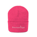 Breckenridge, Colorado Knit Beanie - Adult Embroidered Snowflake Breckenridge Knit Hat-18