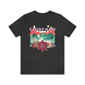 Colorado Shirt, Colorado Retro T-Shirt, Hippie Style Colorado tee, Colorado Mountain Shirt