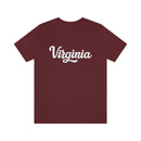 Virginia T-Shirt - Hand Lettered Unisex Virginia Shirt-22