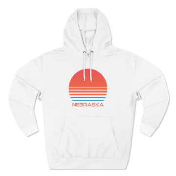 Premium Nebraska Hoodie - Retro 80s Unisex Sweatshirt - 0