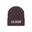 Colorado Beanie - Adult Embroidered Colorado Knit Hat-25