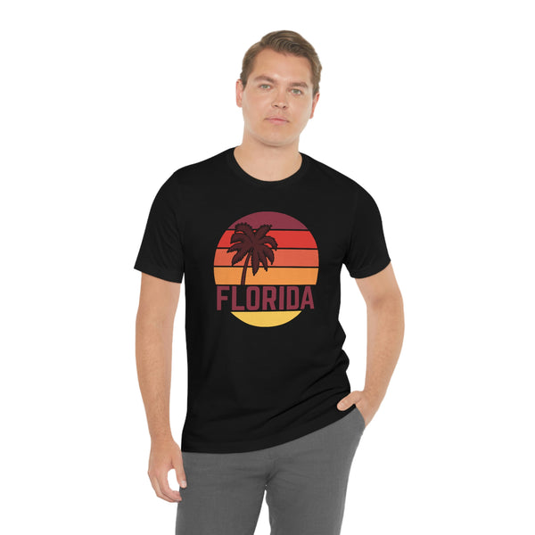 Florida T-Shirt - Retro Palm Tree Unisex Florida Shirt