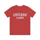 Chicago, Illinois Shirt - Paint Text Unisex Chicago T-Shirt-20