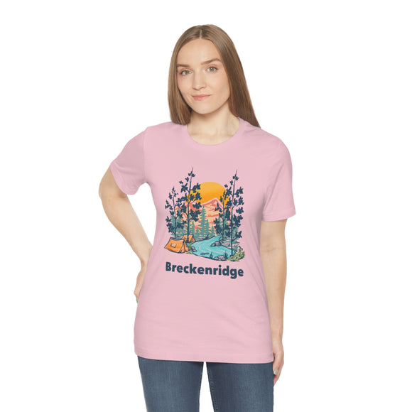 Breckenridge, Colorado T-Shirt - Mountain Illustration Unisex Breckenridge Shirt