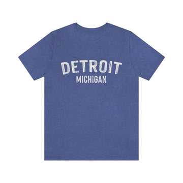 Detroit, Michigan Shirt - Paint Text Unisex Detroit T-Shirt