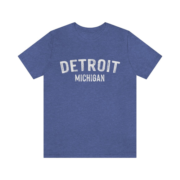 Detroit, Michigan Shirt - Paint Text Unisex Detroit T-Shirt