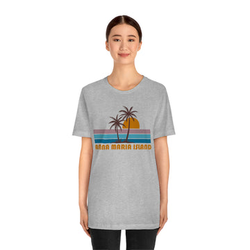 Anna Maria Island, Florida T-Shirt - Retro Palm Tree Unisex Anna Maria Island Shirt - 0