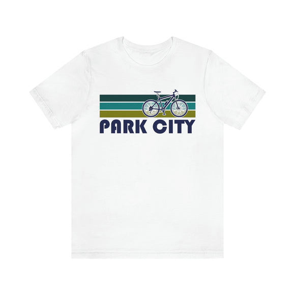 Park City T-Shirt - Retro Mountain Bike Adult Unisex Park City, Utah T Shirt