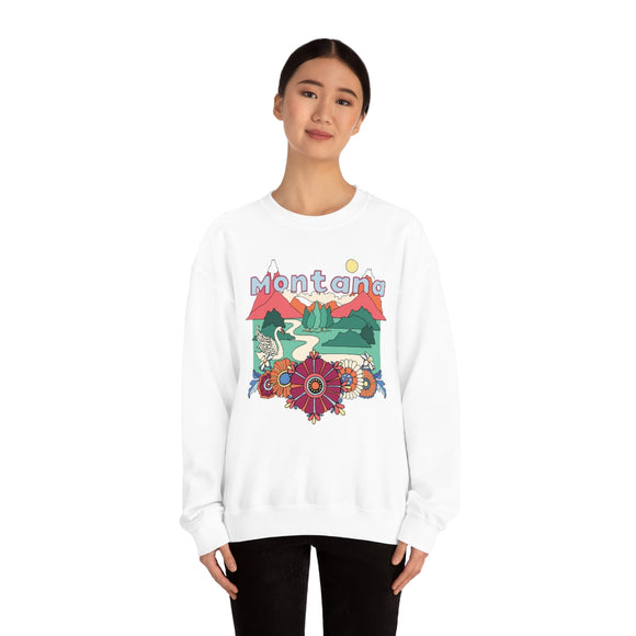 Montana Sweatshirt - Boho / Hippie Unisex