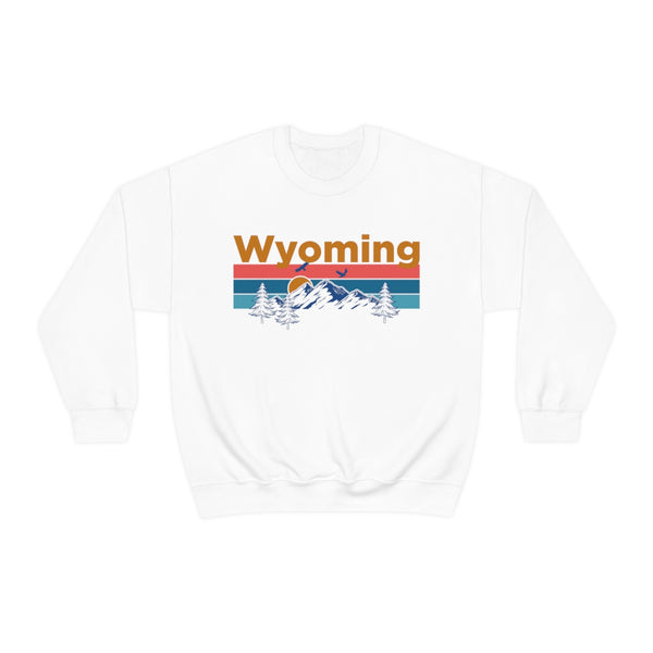 Wyoming Sweatshirt - Mountain & Birds Unisex